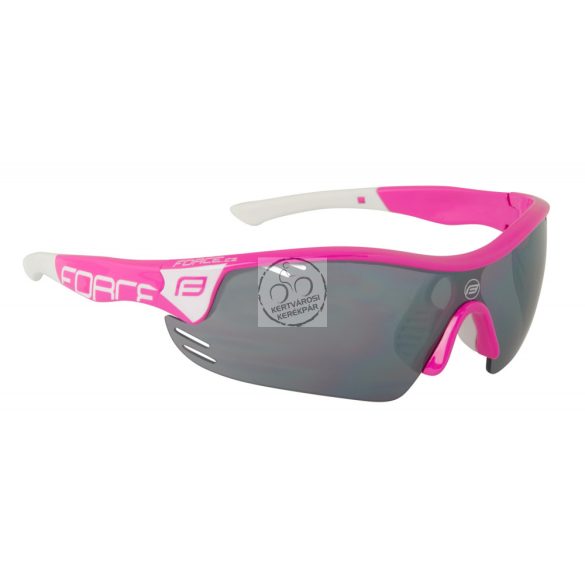 FORCE RACE PRO sportszemüveg rózsaszín-fehér