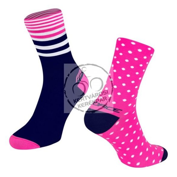 FORCE SPOT sportzokni pink-sötétkék