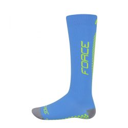FORCE TESSERA kompressziós zokni kék-fluo