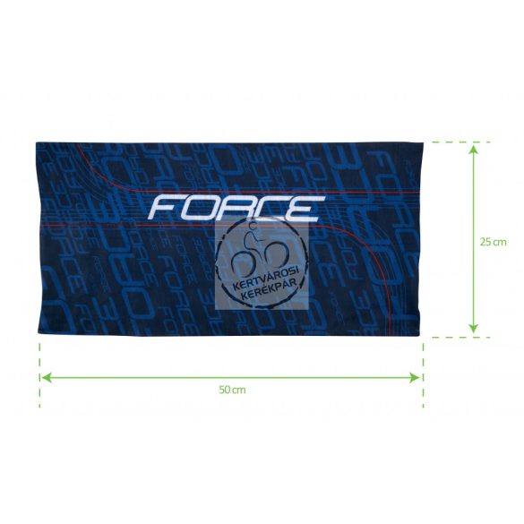 FORCE csősál kék