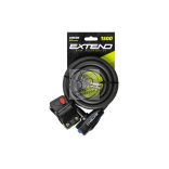 EXTEND CIRCON kerékpárzár 12x1200mm fekete