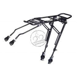Csomagtartó alu 20"-29" fekete
