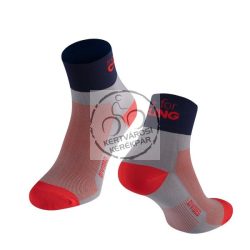 FORCE DIVIDED sportzokni szürke-piros