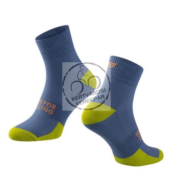 FORCE EDGE sportzokni kék-zöld