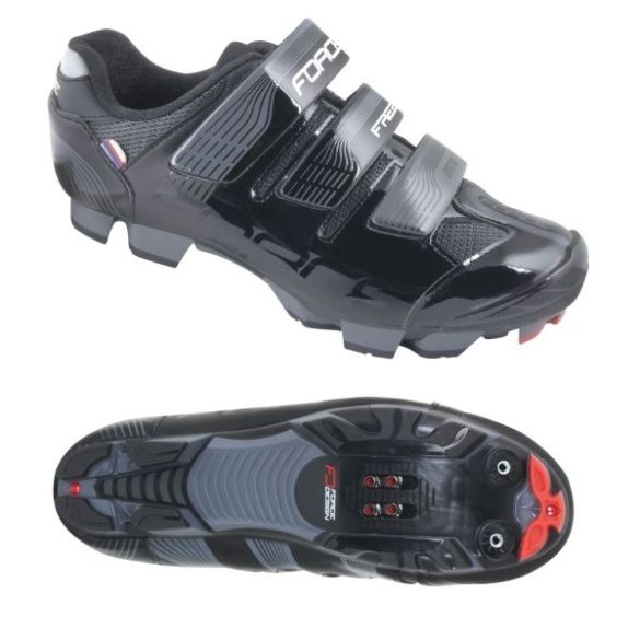 FORCE FREE MTB kerékpáros cipő fekete 42