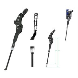   FORCE MANT kitámasztó hátsó villára 24"-29", fekete 