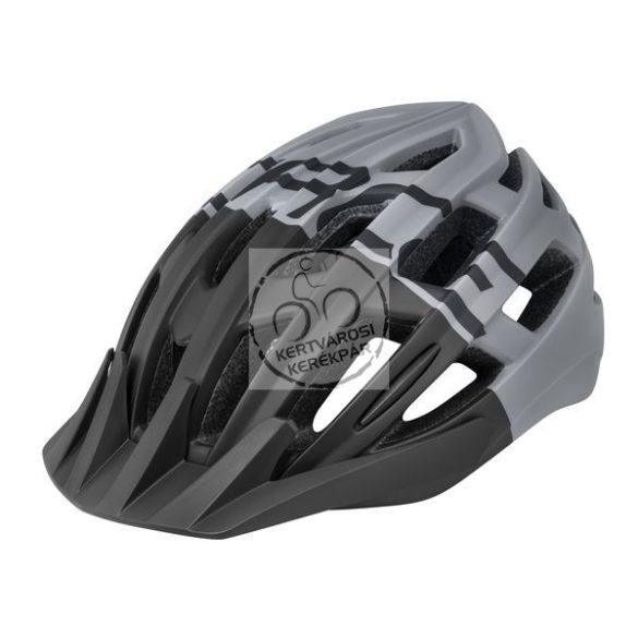 FORCE CORELLA MTB kerékpáros sisak fekete-szürke 