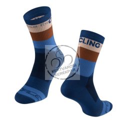 FORCE BLEND sportzokni kék-barna