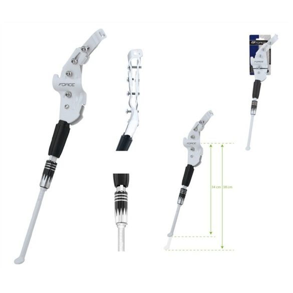 FORCE MANT kitámasztó hátsó villára 26"-29", fehér 