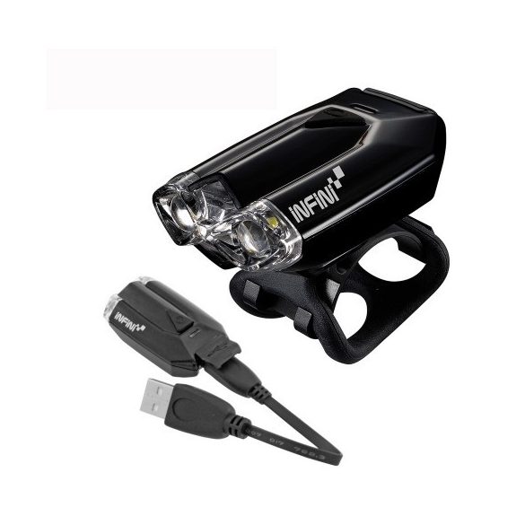 INFINI LAVA  első lámpa USB fekete