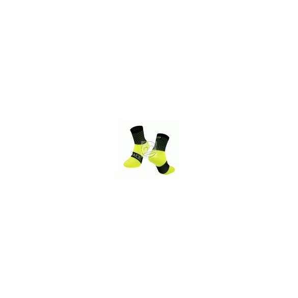 FORCE TRACE sportzokni fekete-fluo