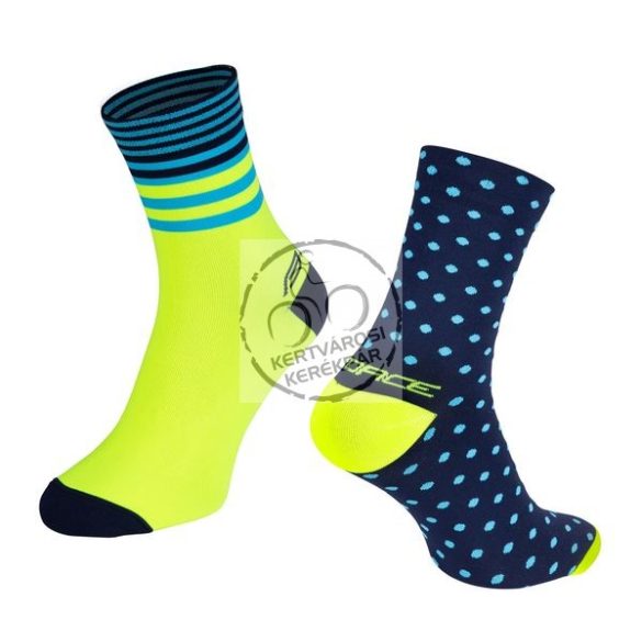 FORCE SPOT sportzokni kék-fluo