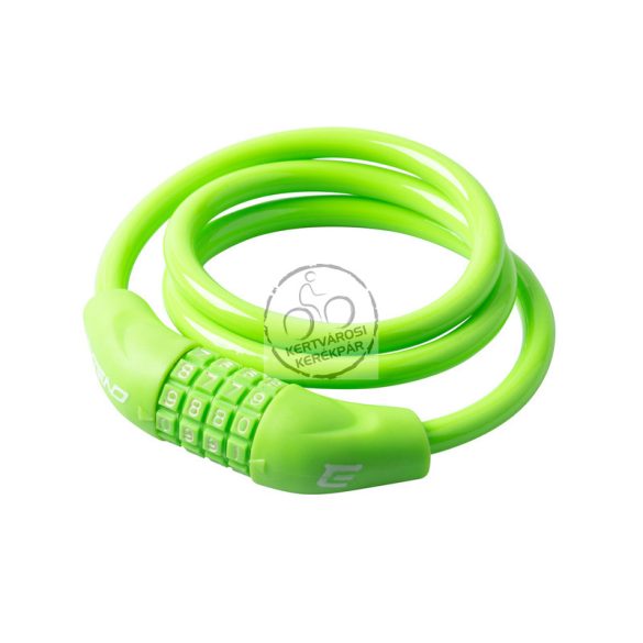 EXTEND NUMERIC 4, 10*1000mm  kerékpár zár fluo                      