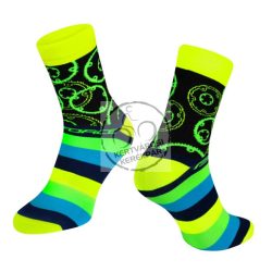 FORCE SPROCKET sportzokni fluo sárga