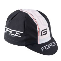 FORCE  kerékpáros sapka fekete-fehér