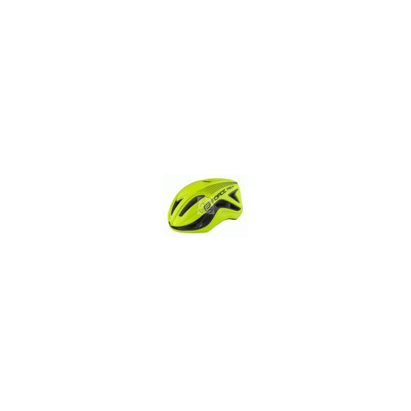 FORCE REX kerékpáros sisak fluo